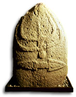 Laconi - Menhir statue